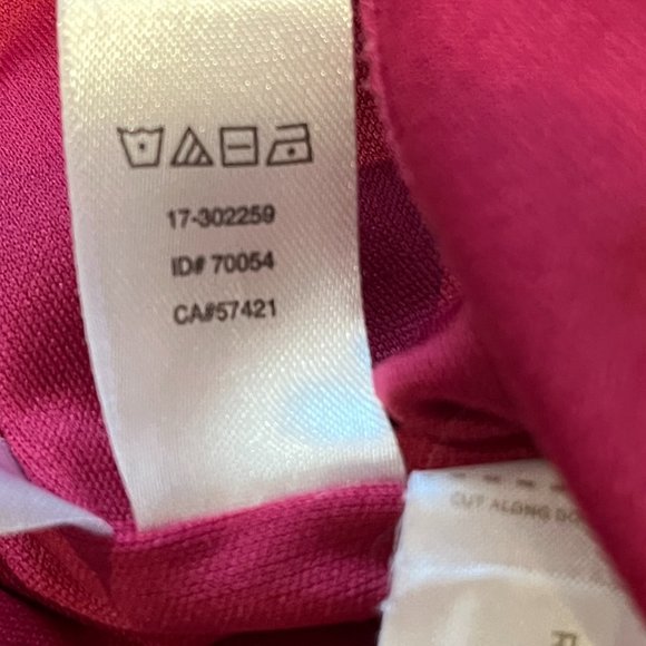 ANN TAYLOR LOFT Dress Size L Horizontal Stripes Red and White Stretchy - Picture 8 of 9